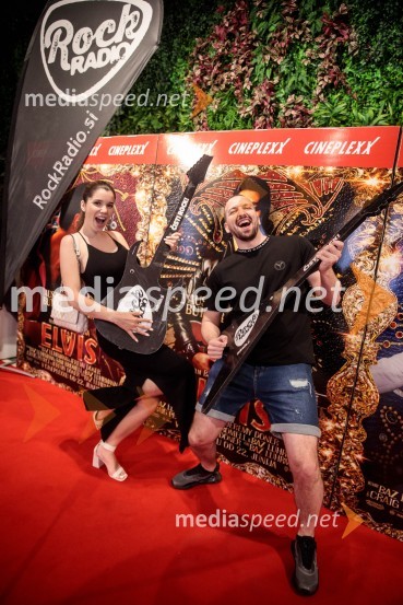  Ariana Hodžić, Miss turizma 2018;  Pero MartićPremiera filma Elvis, Cineplexx Ljubljana