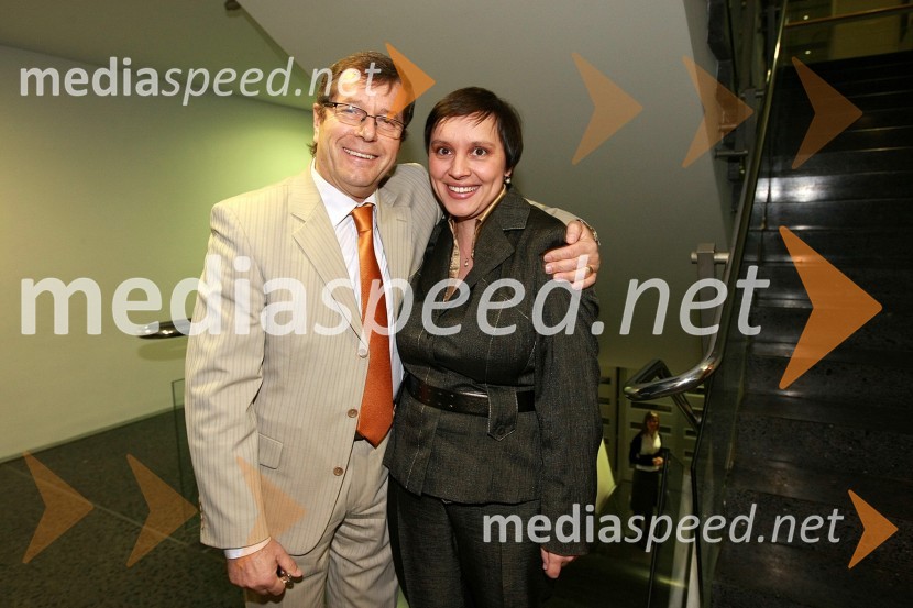 Slavko Petek, Klima Petek s soprogoPonovoletni sprejem rektorja Univerze v Mariboru