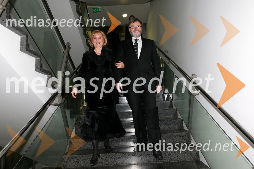 Prof. dr. Ivan Rozman, rektor Univerze v Mariboru in njegova soproga dr. Janja Črčinovič RozmanPonovoletni sprejem rektorja Univerze v Mariboru