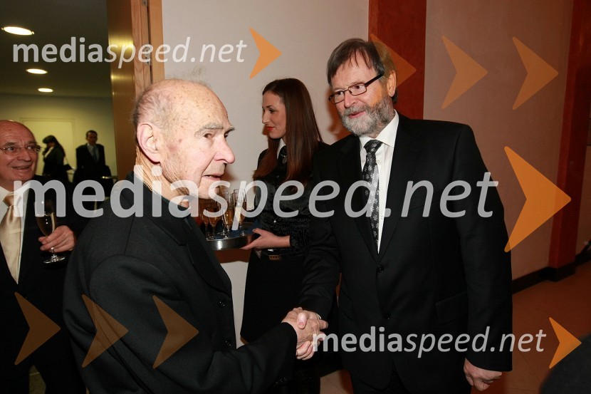 Dr. Jožef Smej, škof in prof. dr. Ivan Rozman, rektor Univerze v MariboruPonovoletni sprejem rektorja Univerze v Mariboru