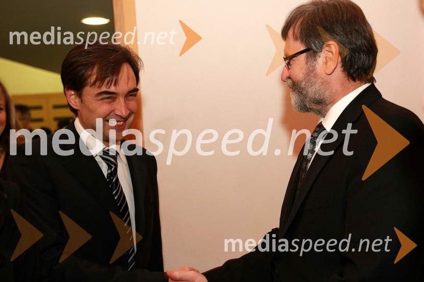 Tomaž Klojčnik in prof. dr. Ivan Rozman, rektor Univerze v MariboruPonovoletni sprejem rektorja Univerze v Mariboru