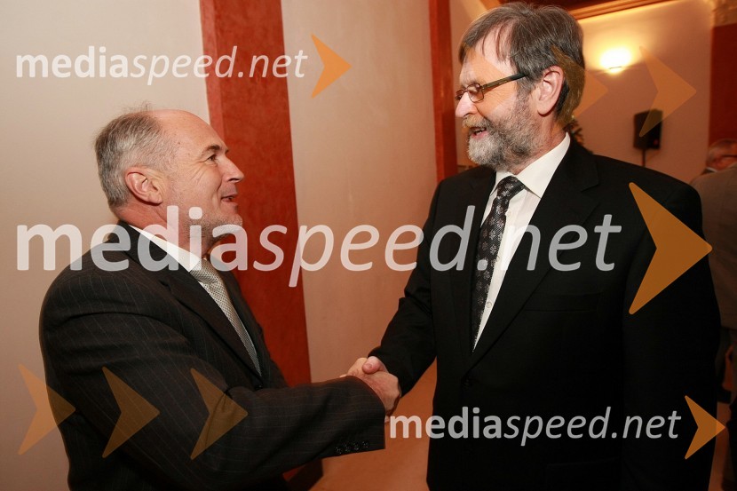 Dr. Valentin Inzko, avstrijski veleposlanik in prof. dr. Ivan Rozman, rektor Univerze v MariboruPonovoletni sprejem rektorja Univerze v Mariboru