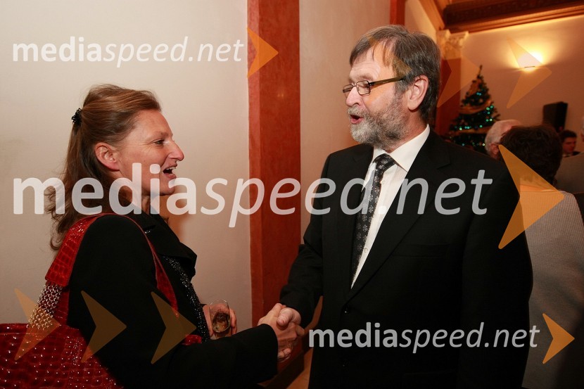 Bojana Sovič in prof. dr. Ivan Rozman, rektor Univerze v MariboruPonovoletni sprejem rektorja Univerze v Mariboru