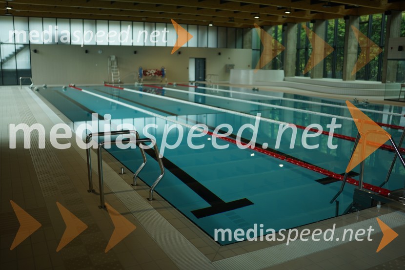 Otvoritev in ogled bazenskega kompleksa Aqualatio, Slovenj Gradec