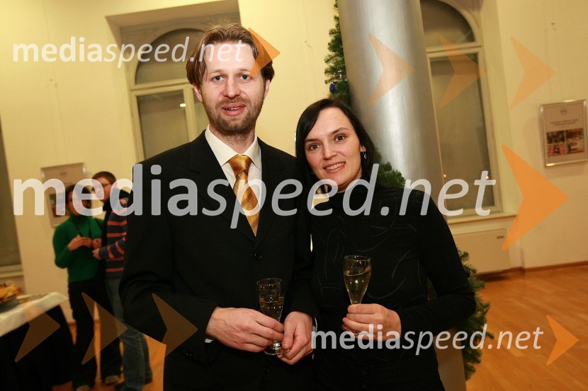 Mitja Kotnik, vodja rektorjevega kabineta in njegova puncaPonovoletni sprejem rektorja Univerze v Mariboru