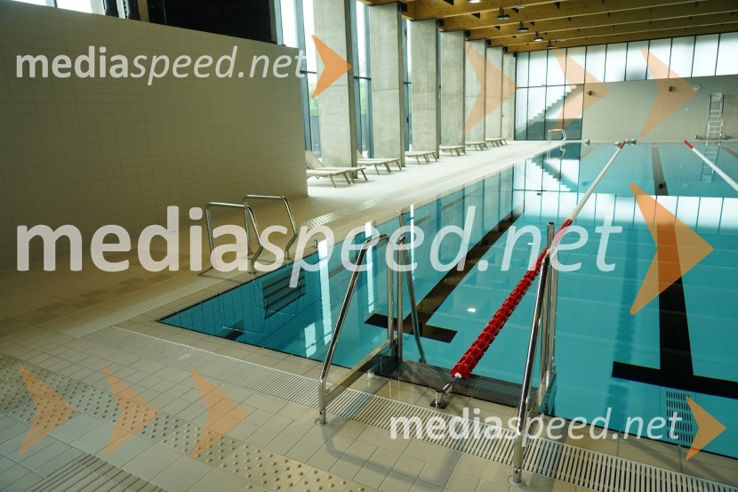 Otvoritev in ogled bazenskega kompleksa Aqualatio, Slovenj Gradec