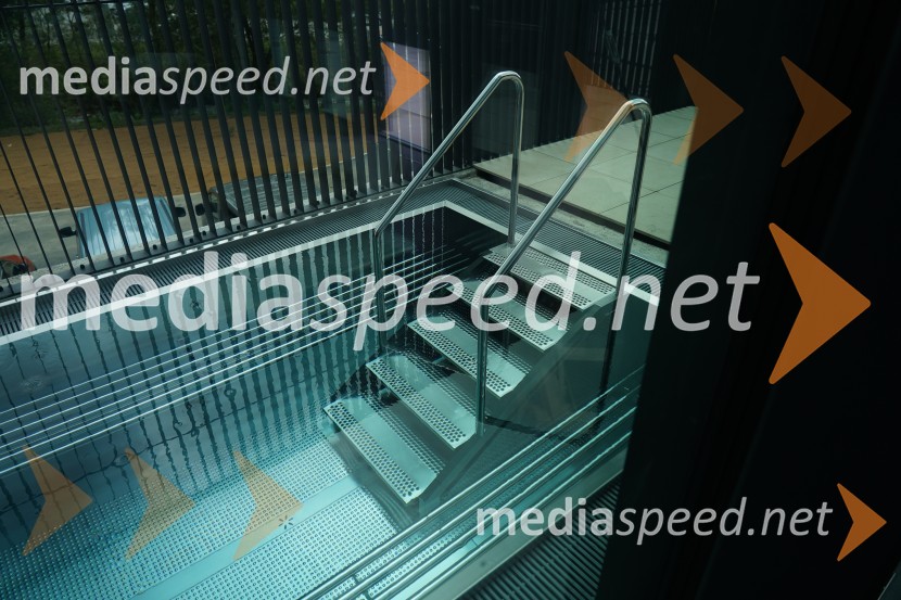 Otvoritev in ogled bazenskega kompleksa Aqualatio, Slovenj Gradec