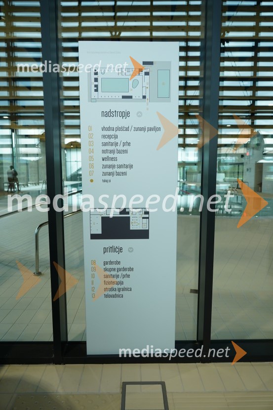 Otvoritev in ogled bazenskega kompleksa Aqualatio, Slovenj Gradec