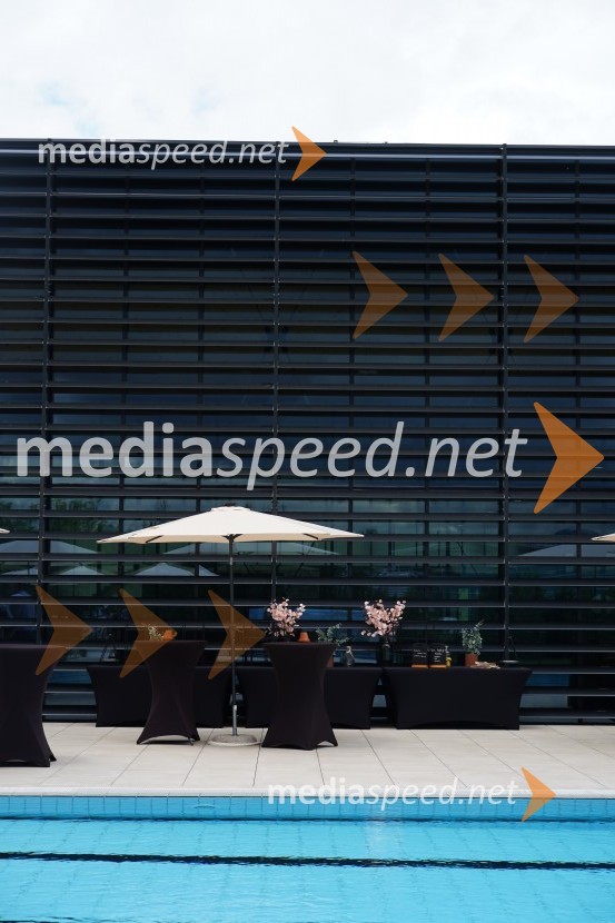 Otvoritev in ogled bazenskega kompleksa Aqualatio, Slovenj Gradec