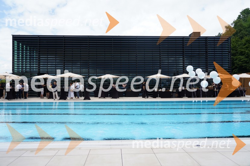 Otvoritev in ogled bazenskega kompleksa Aqualatio, Slovenj Gradec