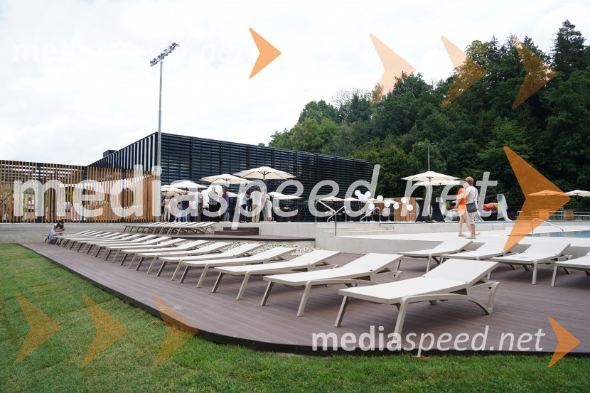 Otvoritev in ogled bazenskega kompleksa Aqualatio, Slovenj Gradec