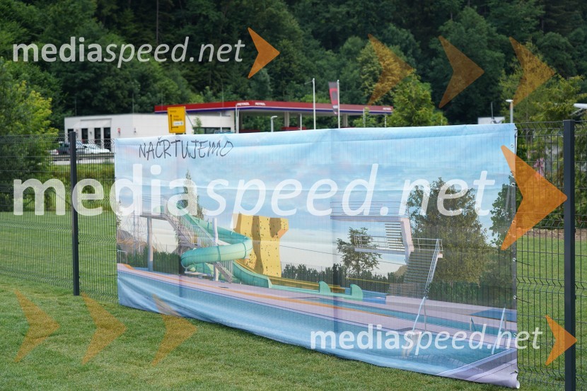 Otvoritev in ogled bazenskega kompleksa Aqualatio, Slovenj Gradec