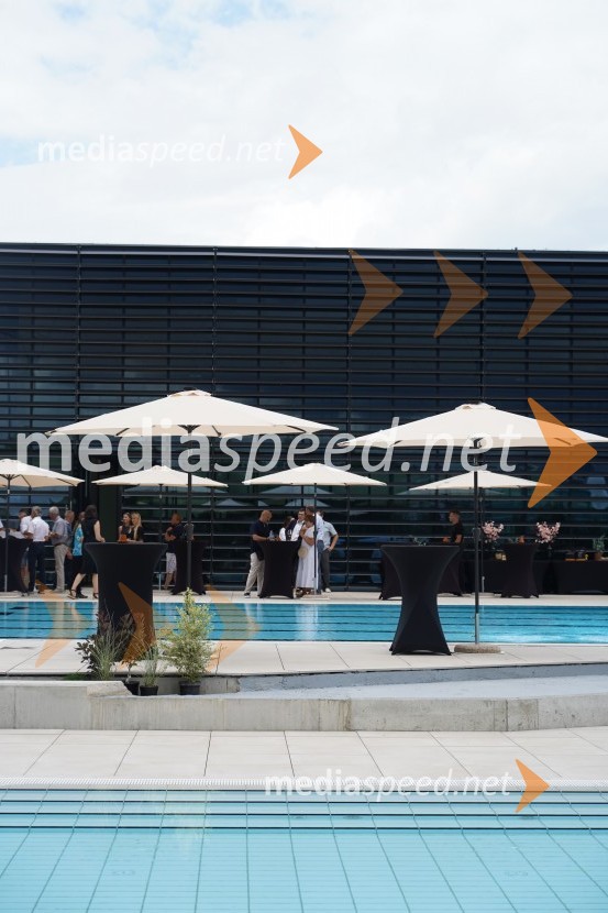 Otvoritev in ogled bazenskega kompleksa Aqualatio, Slovenj Gradec