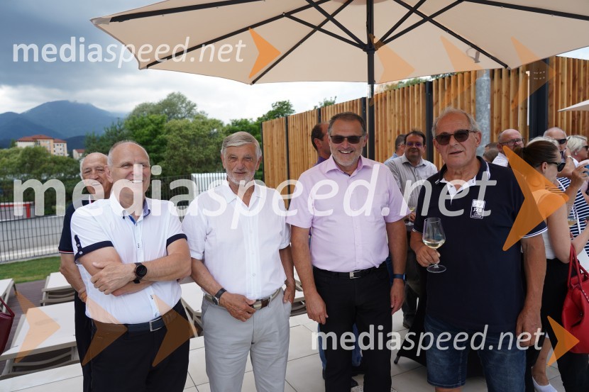  ... ;  ... ;  Janez Lavre, direktor Bolnišnice SG; dr.med Franjo Murko, mestni svetnik Otvoritev in ogled bazenskega kompleksa Aqualatio, Slovenj Gradec