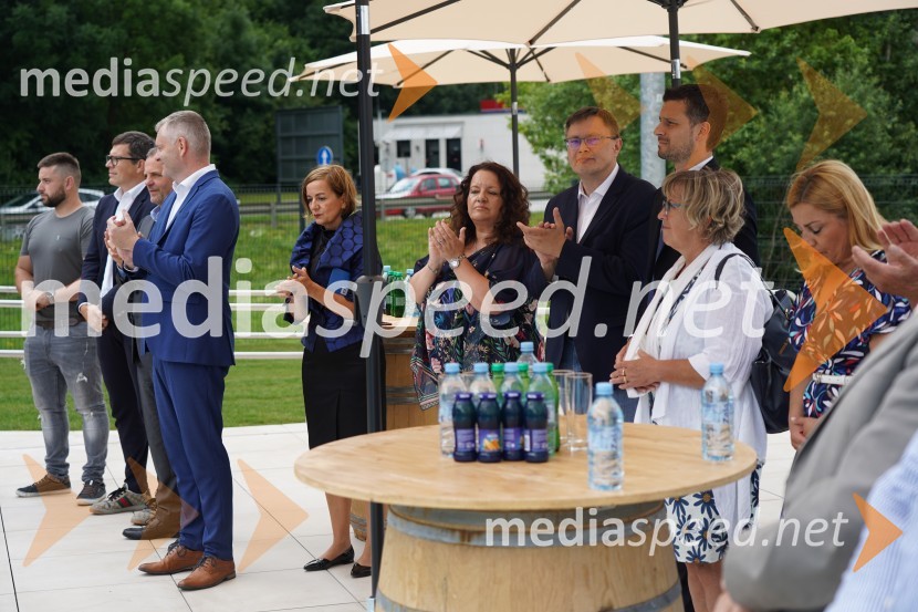 Otvoritev in ogled bazenskega kompleksa Aqualatio, Slovenj Gradec