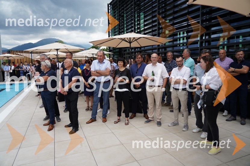 Otvoritev in ogled bazenskega kompleksa Aqualatio, Slovenj Gradec