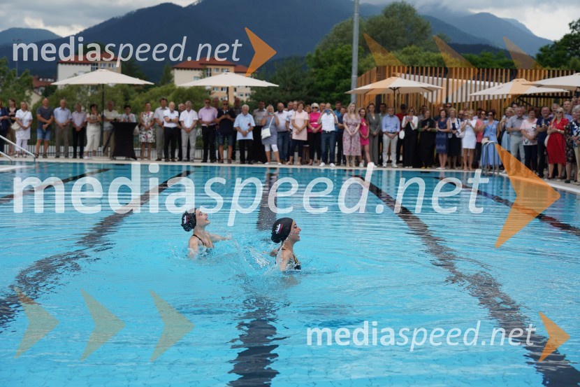 Otvoritev in ogled bazenskega kompleksa Aqualatio, Slovenj Gradec