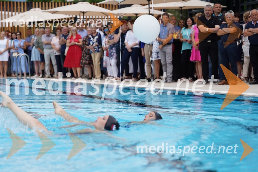 Otvoritev in ogled bazenskega kompleksa Aqualatio, Slovenj Gradec