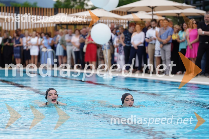 Otvoritev in ogled bazenskega kompleksa Aqualatio, Slovenj Gradec