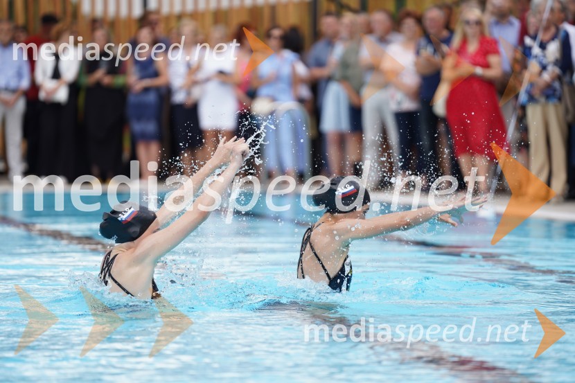 Otvoritev in ogled bazenskega kompleksa Aqualatio, Slovenj Gradec