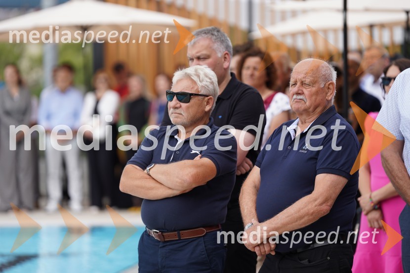 Otvoritev in ogled bazenskega kompleksa Aqualatio, Slovenj Gradec