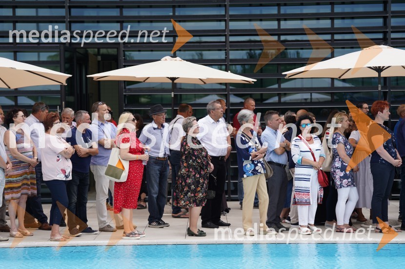 Otvoritev in ogled bazenskega kompleksa Aqualatio, Slovenj Gradec