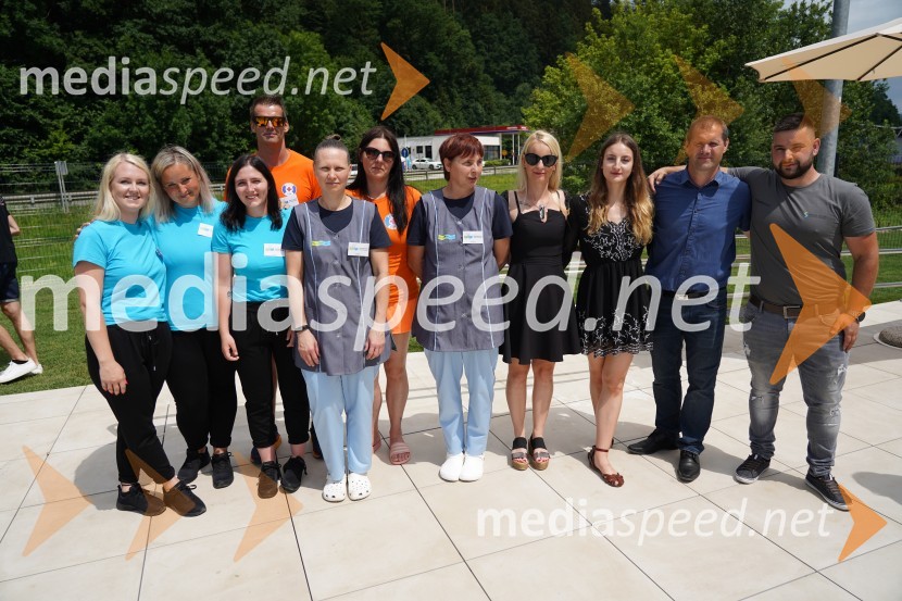 Zaposleni bazenskega kompleksa Slovenj Gradec AqualatioOtvoritev in ogled bazenskega kompleksa Aqualatio, Slovenj Gradec