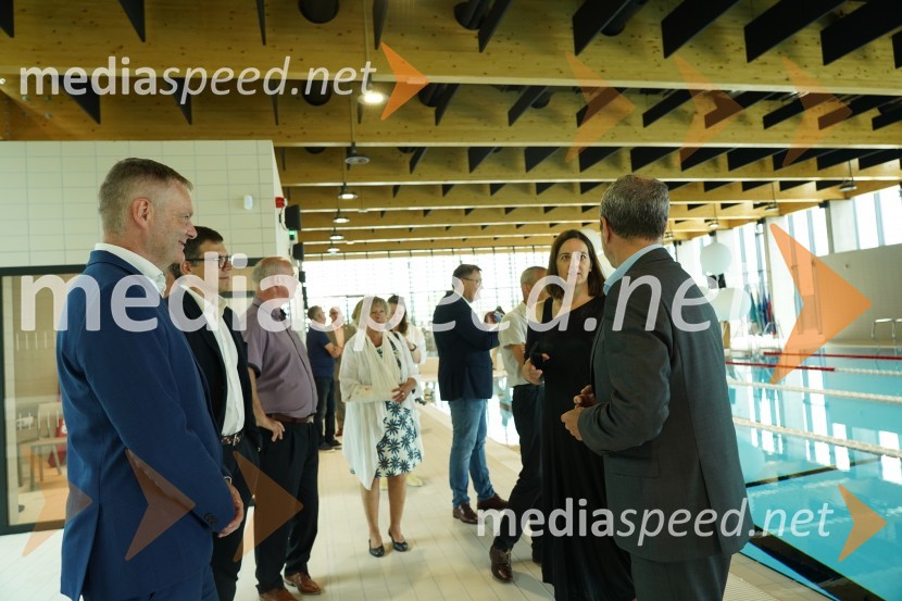 Otvoritev in ogled bazenskega kompleksa Aqualatio, Slovenj Gradec