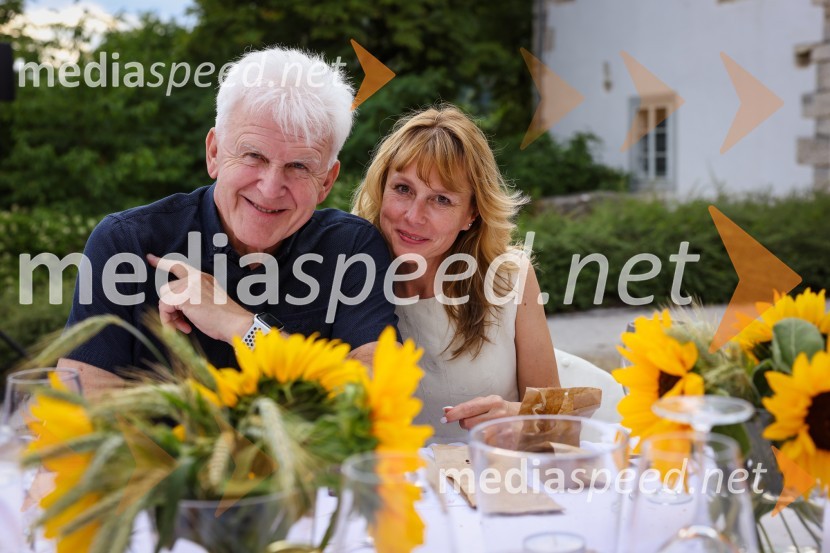  Andrej Šifrer, glasbenik;  Mirjam PovhKranjska dolga miza 2022, Zeleni kulinarični dogodek