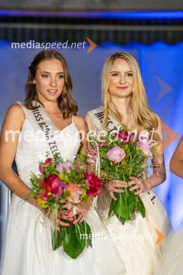  Katarina Sever, miss Radia Zeleni val;  Nina KokotMiss turizma 2022 je Inja Lebar