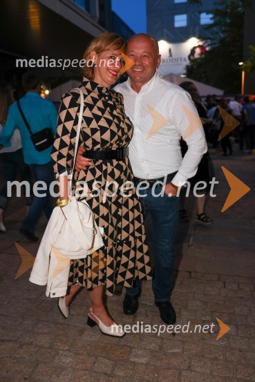  Lena Kodila;  Janez Janko Kodila, direktor Kodila d.o.o.30. Festival Lent, otvoritev z Magnificom