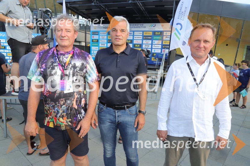  Vladimir Rukavina;  Aleksander Saša Arsenovič, župan, Mestna občina Maribor; dr. Samo Peter Medved,  podžupan, Mestna občina Maribor Državno prvenstvo v kolesarstvu, Podelitev in koncert