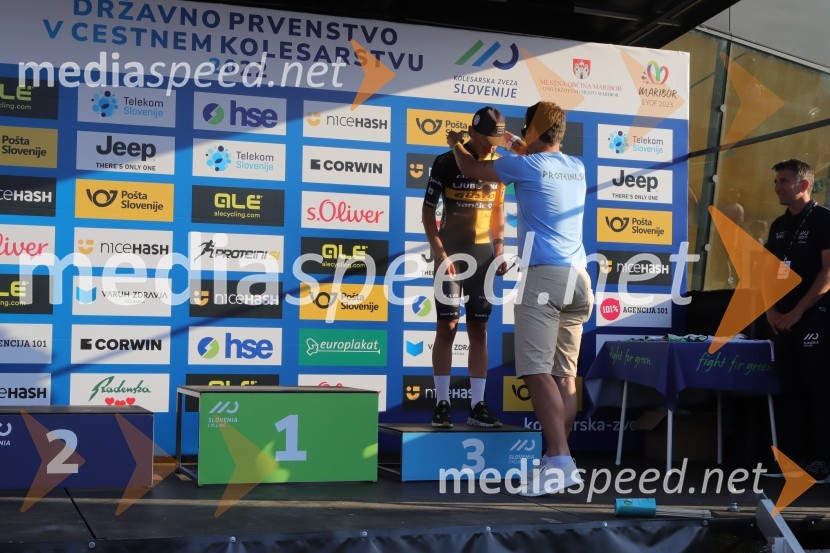  Aljaž Turk, kolesarDržavno prvenstvo v kolesarstvu, Podelitev in koncert