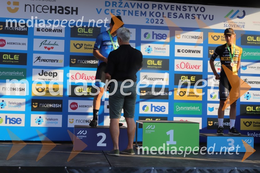  Martin Eržen, kolesar;  Aljaž Turk, kolesarDržavno prvenstvo v kolesarstvu, Podelitev in koncert