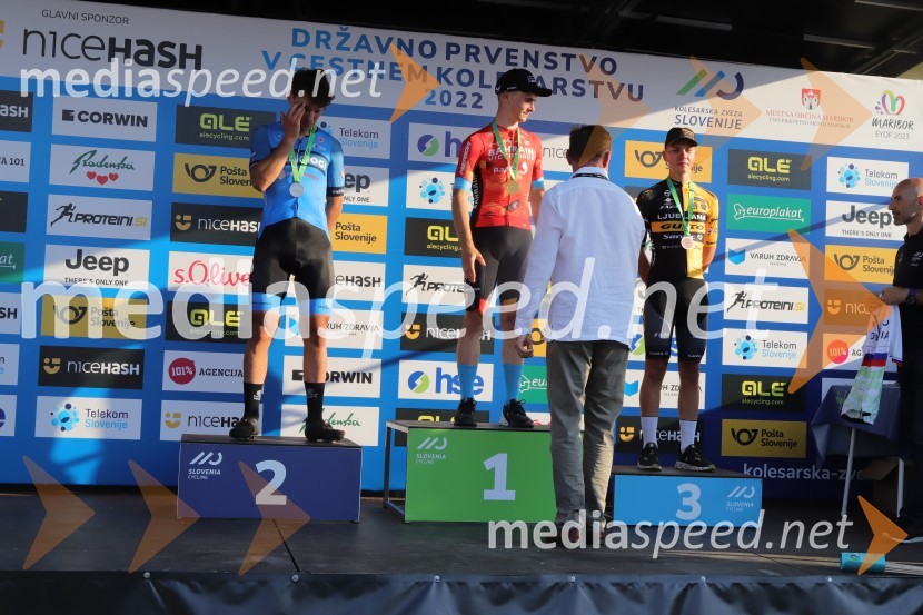  Martin Eržen, kolesar;  Domen Oblak, kolesar;  Aljaž Turk, kolesarDržavno prvenstvo v kolesarstvu, Podelitev in koncert
