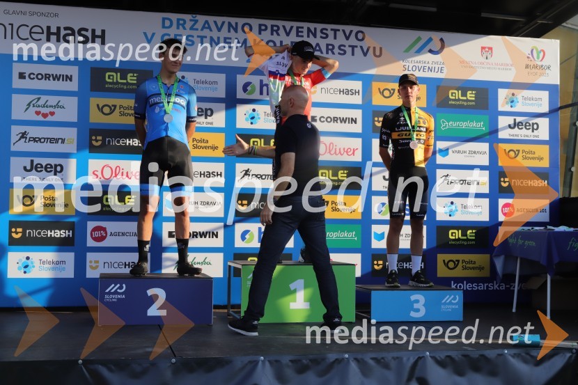  Martin Eržen, kolesar;  Domen Oblak, kolesar;  Aljaž Turk, kolesarDržavno prvenstvo v kolesarstvu, Podelitev in koncert