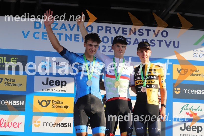  Martin Eržen, kolesar;  Domen Oblak, kolesar;  Aljaž Turk, kolesarDržavno prvenstvo v kolesarstvu, Podelitev in koncert