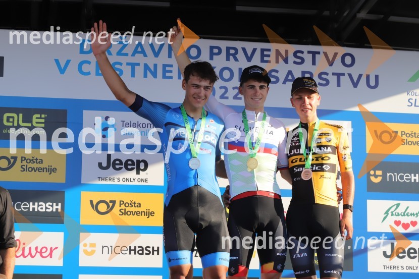  Martin Eržen, kolesar;  Domen Oblak, kolesar;  Aljaž Turk, kolesarDržavno prvenstvo v kolesarstvu, Podelitev in koncert