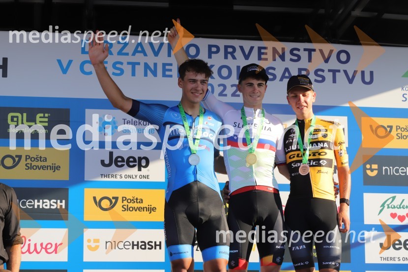  Martin Eržen, kolesar;  Domen Oblak, kolesar;  Aljaž Turk, kolesarDržavno prvenstvo v kolesarstvu, Podelitev in koncert