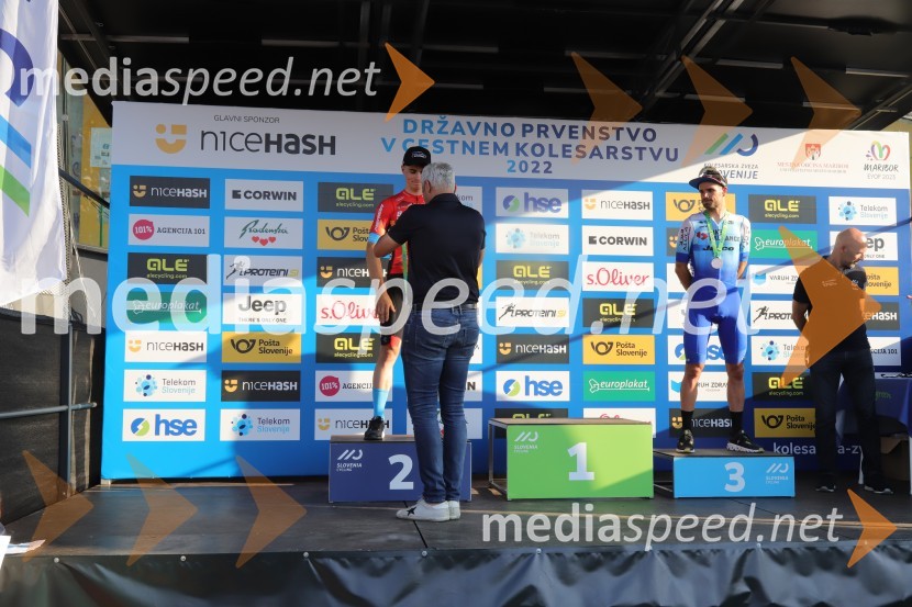  Matevž Govekar, kolesar;  Luka Mezgec, kolesar;  ... Državno prvenstvo v kolesarstvu, Podelitev in koncert
