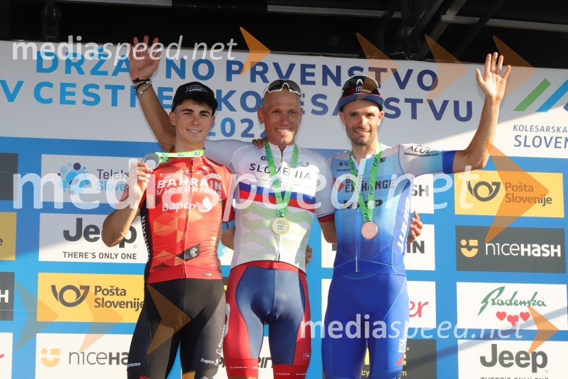  Matevž Govekar, kolesar;  Kristijan Koren, kolesar;  Luka Mezgec, kolesarDržavno prvenstvo v kolesarstvu, Podelitev in koncert