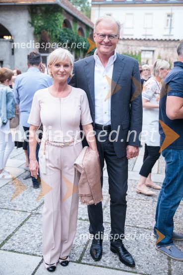  Sonja Poljanšek Škrabec, lastnica Welness centra Sunny;  Janez  Škrabec, direktor Riko d.o.o.West Side Story, muzikal, Festival Ljubljana 2022