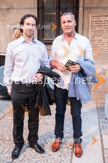  Simon Krečič, umetniški direktor Opere SNG Maribor;  Danilo Rošker, direktor SNG MariborWest Side Story, muzikal, Festival Ljubljana 2022