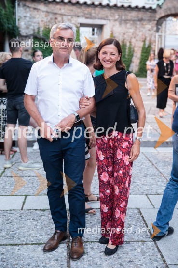  Aleksander  Zalaznik, generalni direktor Danfoss Trata, predsednik Združenja Manager; dr. Maja Zalaznik, nekdanja ministrica za izobraževanje, znanost in športWest Side Story, muzikal, Festival Ljubljana 2022