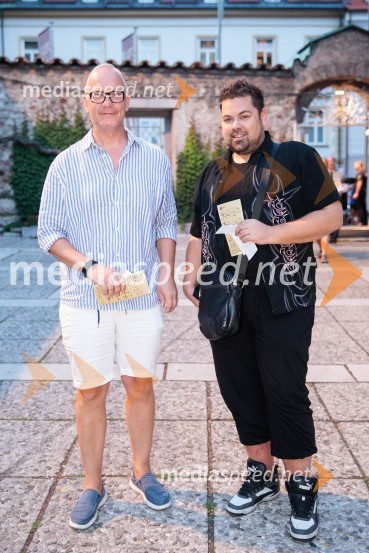  Uroš Smolej, igralec;  Nejc Simšič, novinarWest Side Story, muzikal, Festival Ljubljana 2022