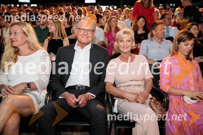  Janez  Škrabec, direktor Riko d.o.o.;  Sonja Poljanšek Škrabec, lastnica Welness centra SunnyWest Side Story, muzikal, Festival Ljubljana 2022