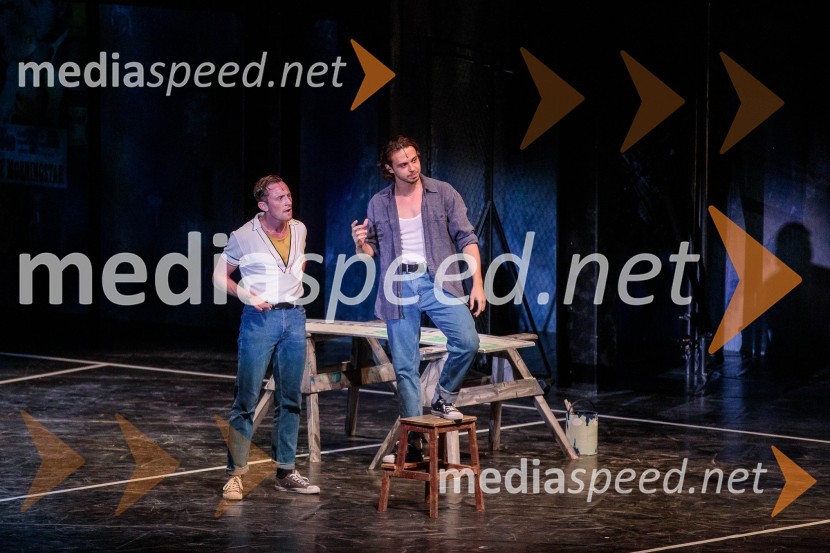  Christopher Parkinson, igralec;  Adam Filipe, igralecWest Side Story, muzikal, Festival Ljubljana 2022