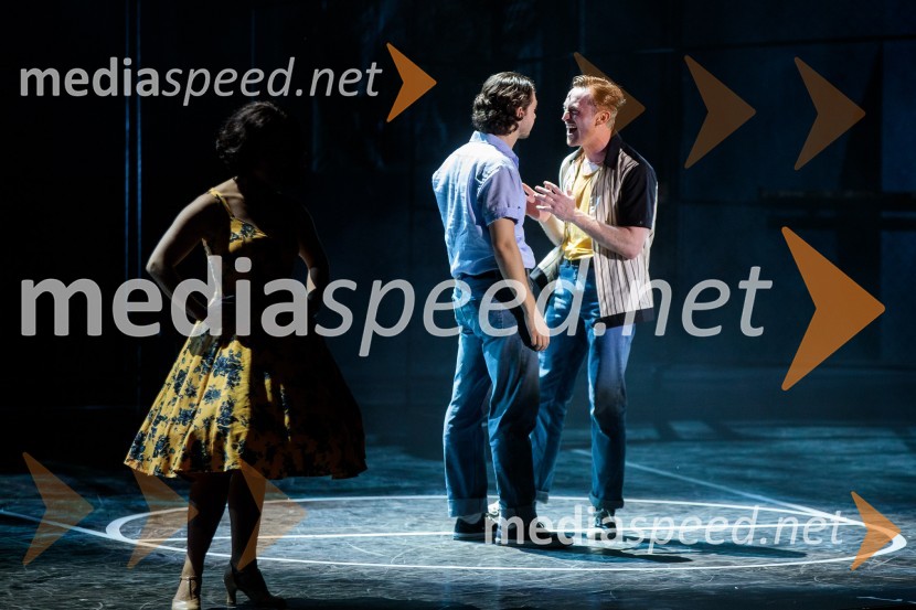  Philippa Stefani, igralka;  Adam Filipe, igralec;  Christopher Parkinson, igralecWest Side Story, muzikal, Festival Ljubljana 2022