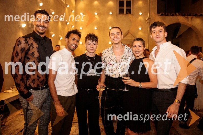  Wade Lewin, igralec;  Fernando Mariano, igralec;  ... ;  Lucas Piquero, igralec;  Danielle Tarento, producentka;  Tobias Turley, igralecWest Side Story, muzikal, Festival Ljubljana 2022