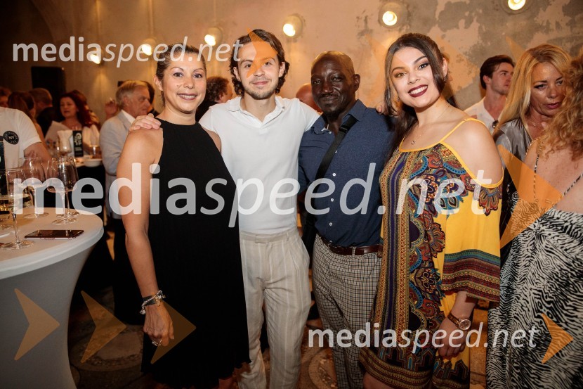  Danielle Tarento, producentka;  Adam Filipe, igralec;  Mykal Rand, režiser in koreograf;  Rosalia Morales, igralkaWest Side Story, muzikal, Festival Ljubljana 2022